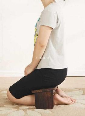 实木禅修凳打坐凳子教堂禅凳正坐凳拜佛凳折叠凳坐垫喝茶跪凳跪姿