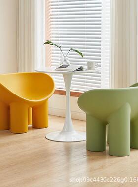 大象腿椅成人沙发客厅椅子网红小沙发单人北欧休闲儿童创意耐用