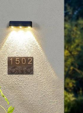 户外太阳能防水洗墙灯花园壁灯庭院围墙别墅外墙墙面装饰景观灯