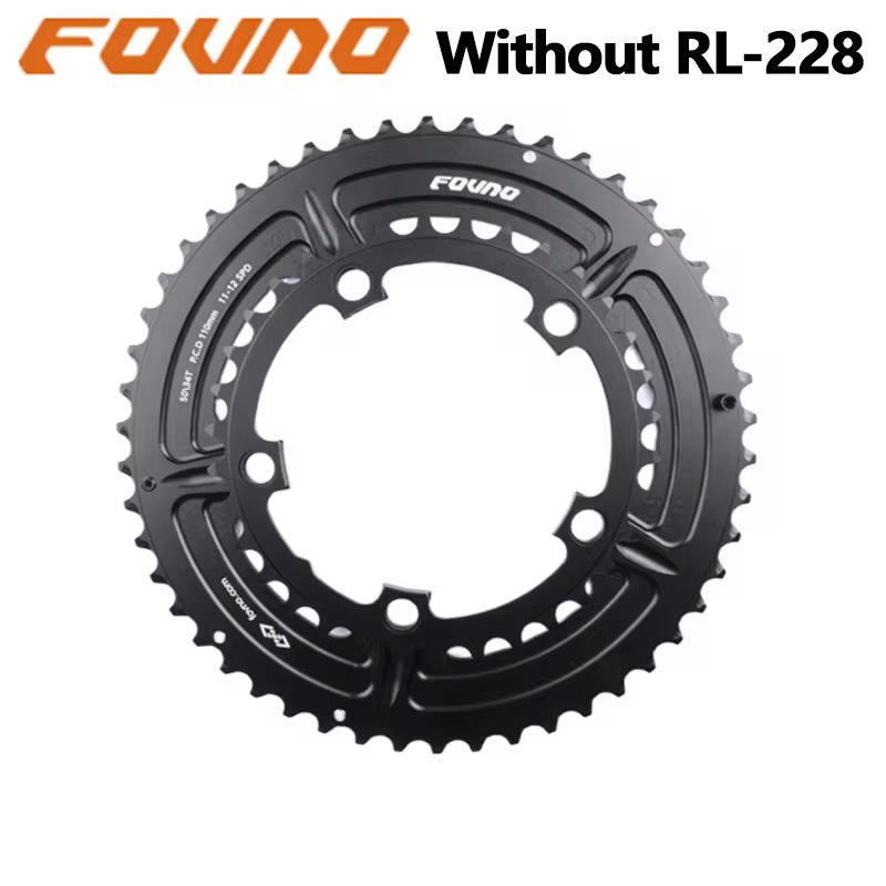 FOV10bcd双盘盘片公路车牙盘盘片 50-34 52-36 53-39大齿盘