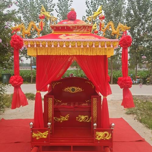 结婚花轿婚礼婚庆中式八抬大轿子新娘步辇道具厂家直销支持