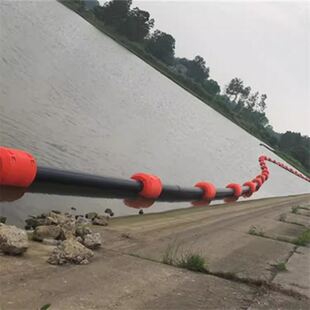 大浮力聚乙烯清淤疏浚管道浮筒抽沙夹水管塑料浮漂河道拦污浮体