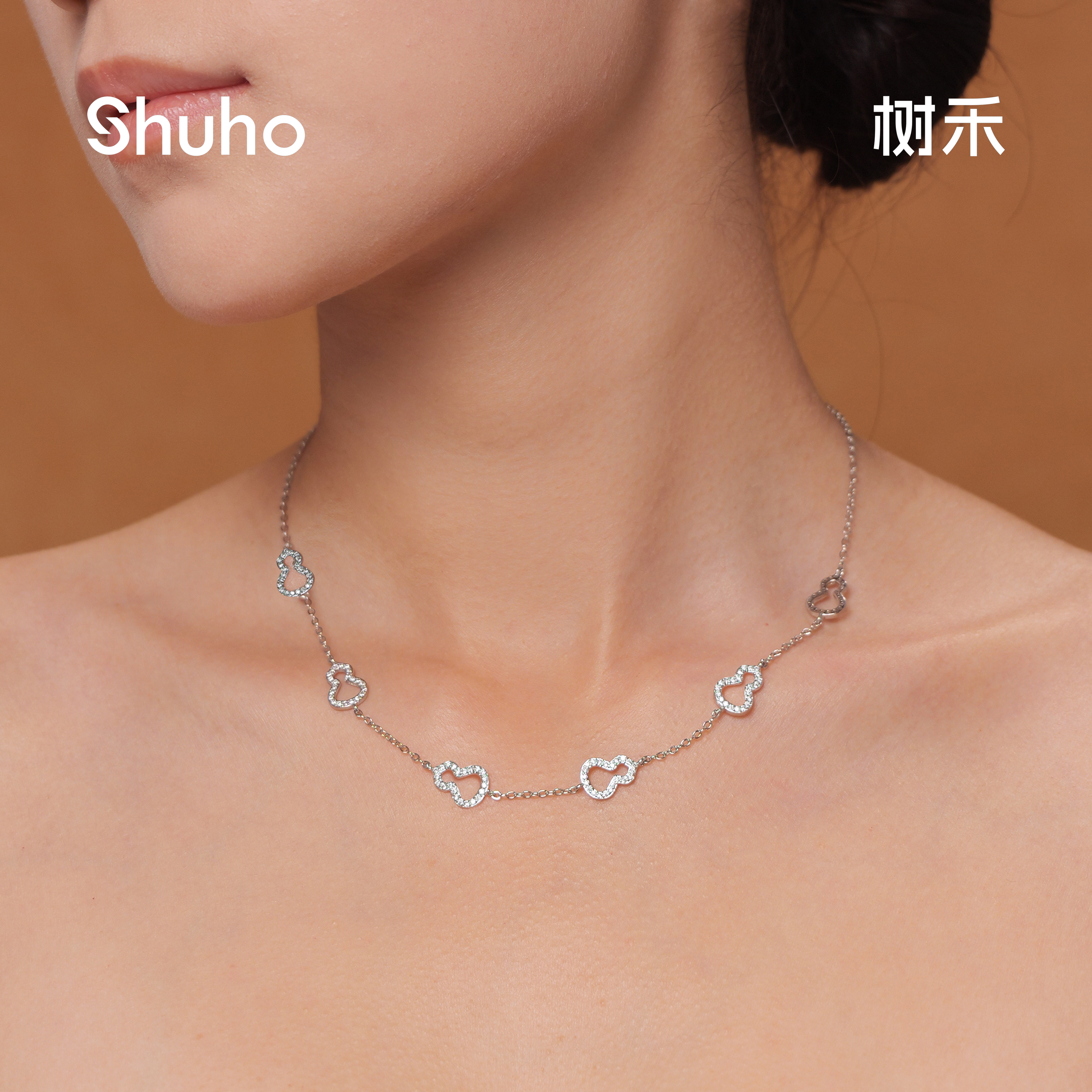 树禾小众高级感福禄葫芦吊坠项链女款锁骨项链设计款