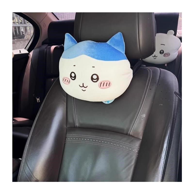 chiikawa车载抱枕乌萨奇汽车头枕车载护颈枕车用枕头车上靠枕抱枕