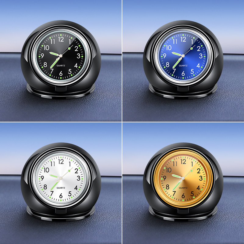 车载表盘时钟多功能汽车高精度电子表钟中控高档饰品车用石英钟表