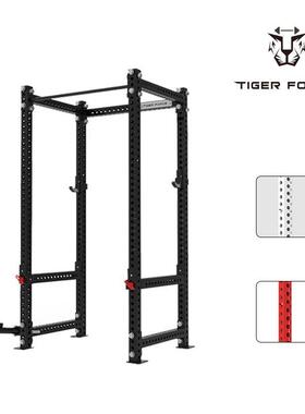 全框深蹲架卧推训练架多功能训练架四立柱家庭健身TigerForce