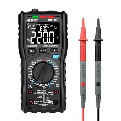 DM100高速识别数值多功能型数字万用表全档位防烧维修专用表