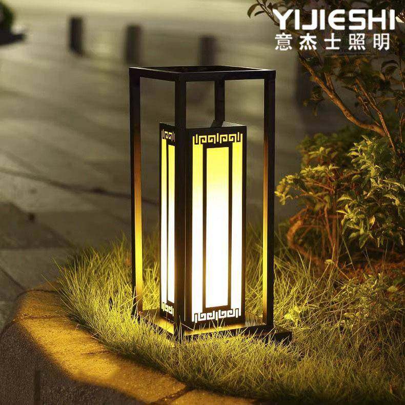 新中式矮柱灯花园别墅庭院地产大门柱头灯公园小区太阳能草坪灯,纺织面料/辅料/配套,纺织机械配件,淘宝优惠券,粉丝福利购,淘宝优惠卷