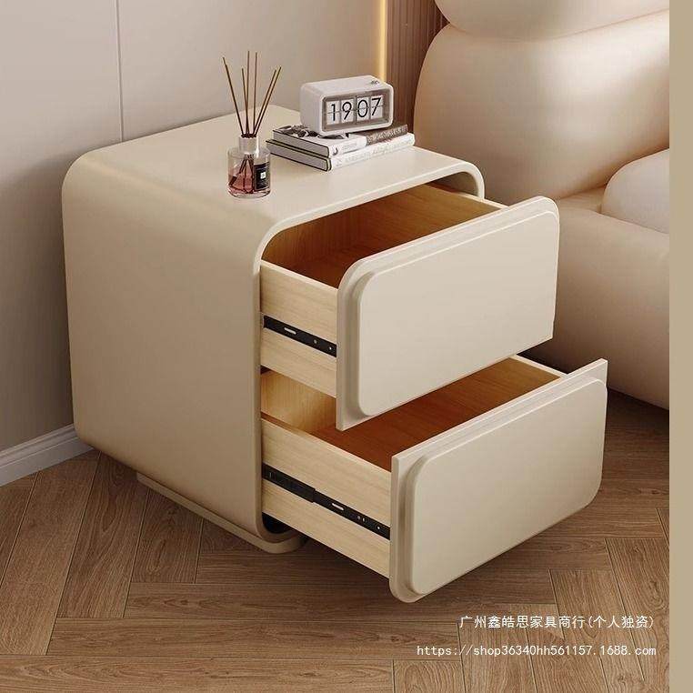 奶油风床头柜皮革免安装床头收纳柜家用卧室床头柜子小型床边窄柜,特色手工艺,其他特色工艺品,淘宝优惠券,粉丝福利购,淘宝优惠卷
