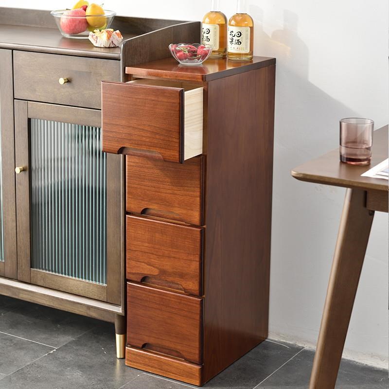 斗柜实木质家具25/30/50cm宽加深长60K多层整装抽屉式收纳储物柜