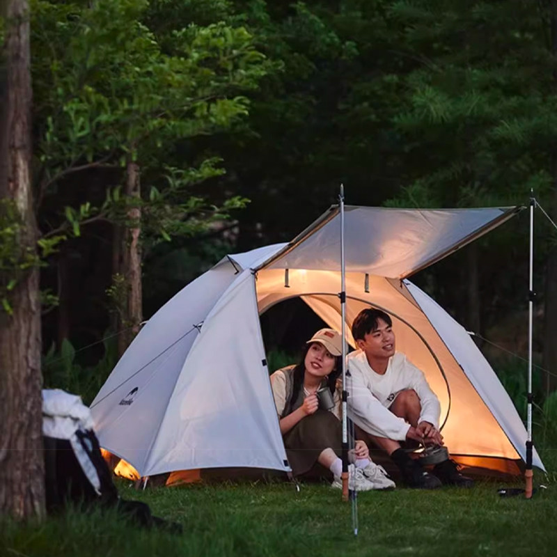 挪客云川超轻帐篷户外可携式摺叠野营装J备防雨抗风徒步双人登山