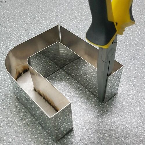 8cm激光焊辅助钳平口扁嘴钳无边字不锈钢发光字折弯钳激光焊接长