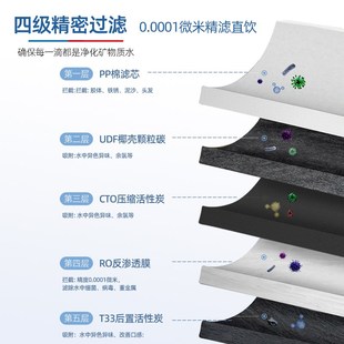 芯园净水器滤芯五级套装 通用沁园RO185i纯水机前三级家用活性炭棉