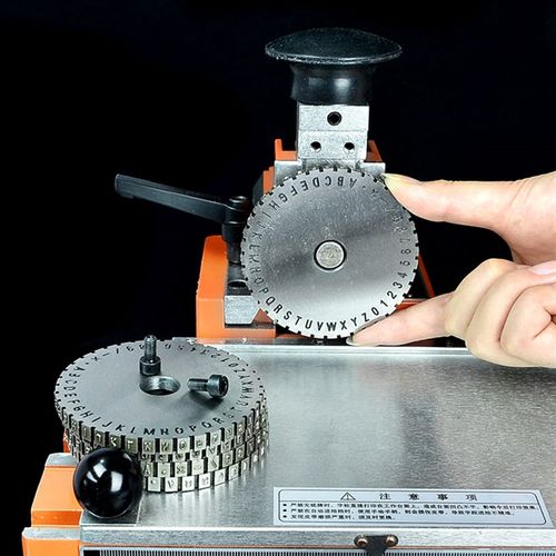 手动打标钢印字轮配件打码麻点线条字盘字高2/2.5/3/4/5/6mm可选