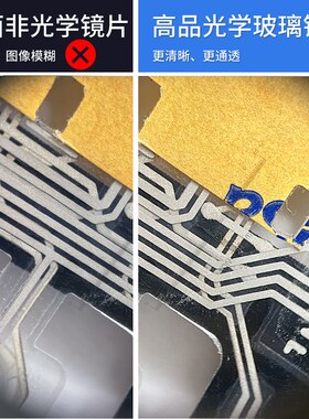 高清放大镜30/20/15倍带刻度尺测量便携手持印刷照布鉴定GP-1003