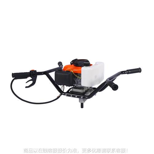 大功率钻地打孔机手提式小型地钻机汽油二冲程52挖坑机打洞机