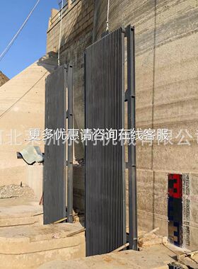 定制污水处理设备拦栅 平格面全动拦污污栅 自栅清857污机碳钢装
