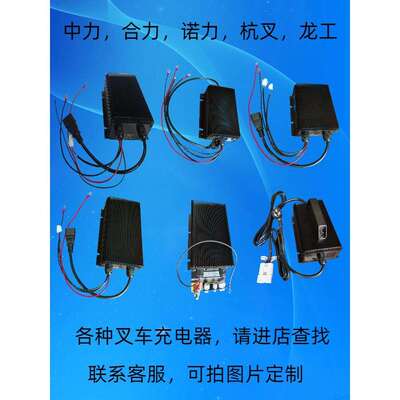 中力，合力，龙工，杭叉，诺力叉车充电器12V/24V/48V