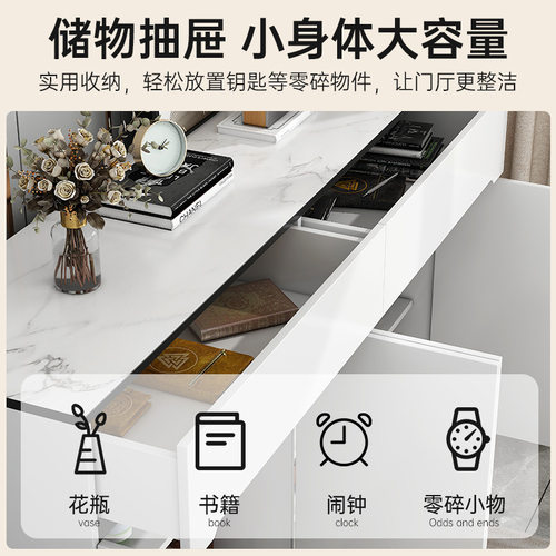 鞋柜家用门口入户收纳柜简约隔断置物柜多层玄关柜加厚储物柜鞋架