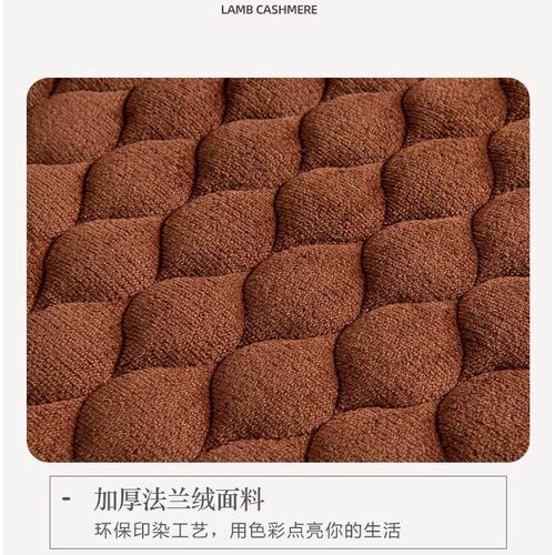 冬季毛绒加厚沙发垫子简约防滑红木办公室坐垫真皮沙发垫