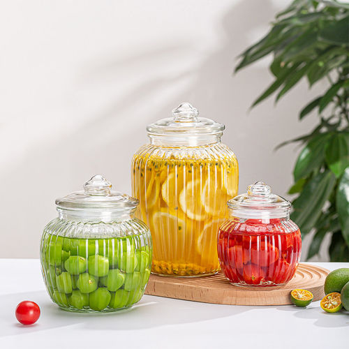 加厚玻璃瓶密封罐泡菜坛子大容量腌菜罐子食品级家用腌制咸菜罐子