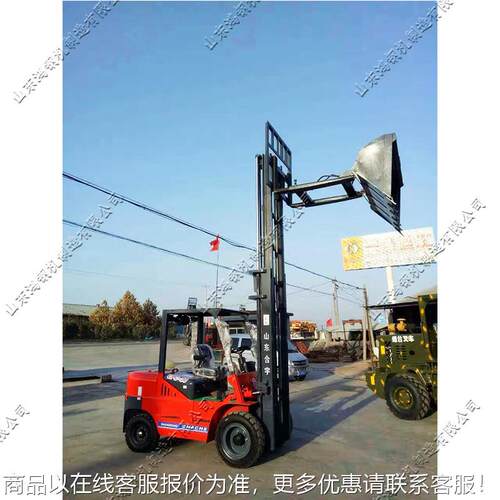 四轮座驾油柴叉车 内燃式平式衡重搬运车BDT 建筑堆工地运输高车