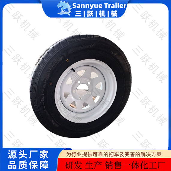 汽车轮胎 拖车轮胎185R14C 配轮毂钢圈