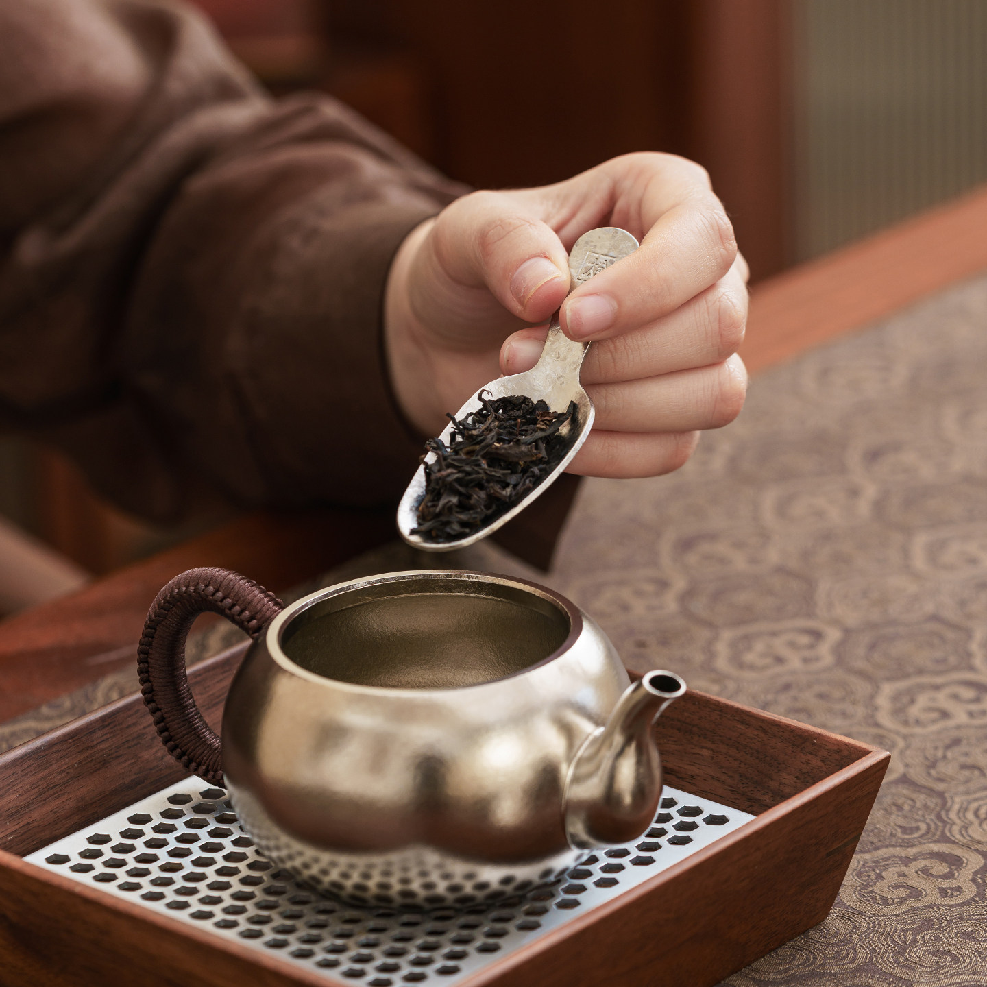 纯钛茶勺单只迷你茶匙茶叶专用勺茶叶罐取茶器茶具配件泡茶工具YL