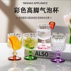 【6只装大号】ins风加厚透明白酒杯红酒杯高脚杯鸡尾酒玻璃杯YL