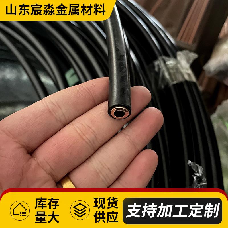 TP2包塑紫铜管PVC护套紫铜管缆紫铜管厂家包塑铜管制冷铜管耐腐蚀