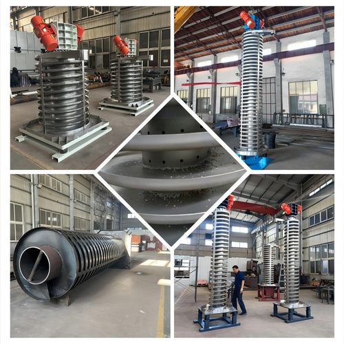 晟图机械大型振动垂直提升机 冷却强制提升设备 防粉尘飞溅