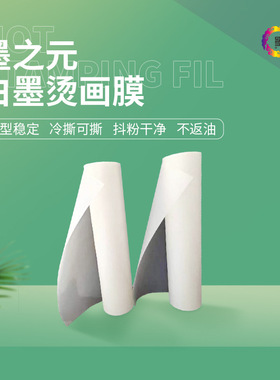 白墨烫画打印膜DTF Printer 30cm 60cm A4片装PET烫画膜 冷撕热撕