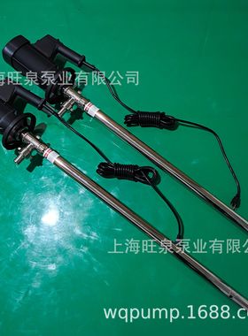 旺泉HD-ENC2-V+SS316L-1000配置封闭式电机电动抽液泵、油桶泵