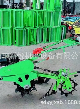 单轮双轮前后驱动微耕机 农用山坡地扣瓣犁 多功能开沟机