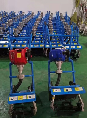 推车式防缠草碎草机 多功能小型耕地机 荒山翻整大马力汽油除草机