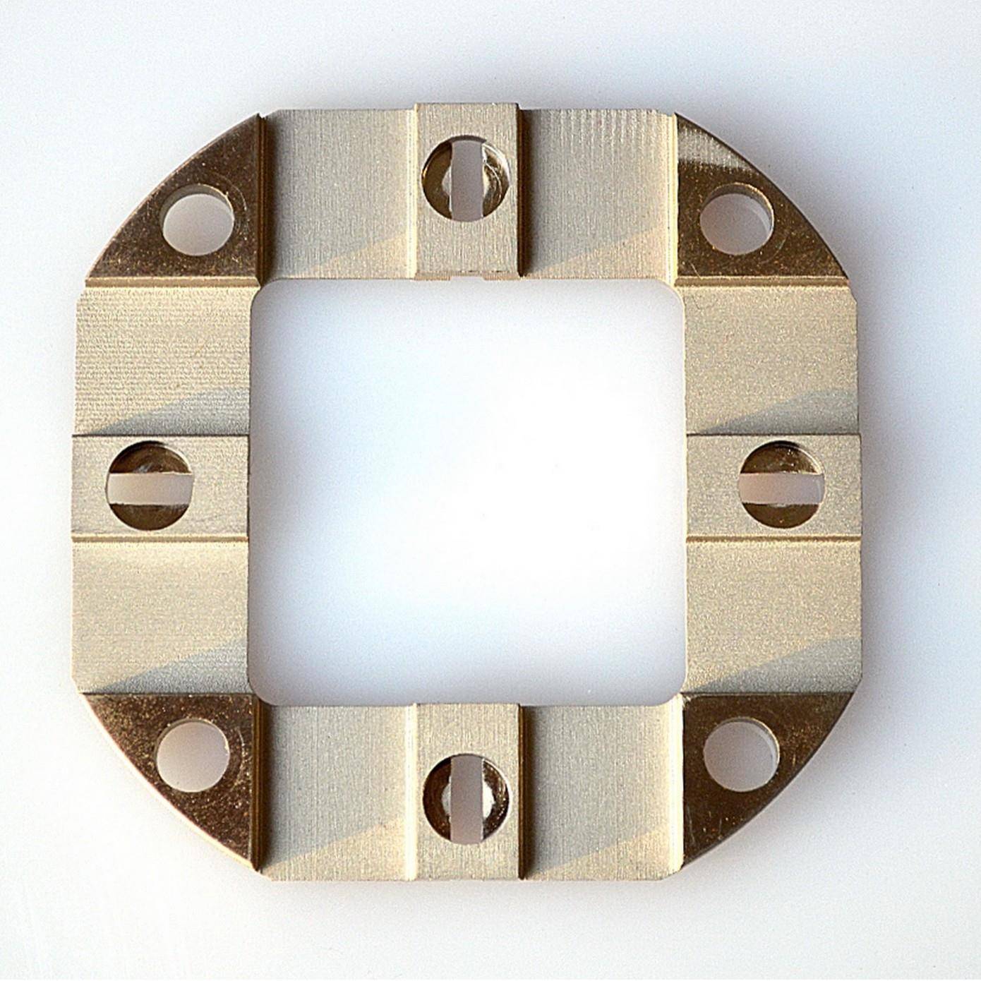 自动化工装夹具定位片 3R系统夹具90*90定位片 不锈钢快速定位片