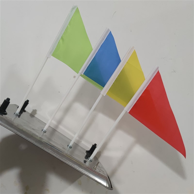 5个装带磁铁j小红旗磁吸小彩旗设备标记磁性小旗
