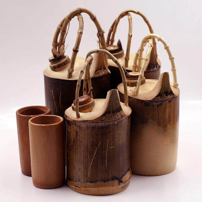 复古手工竹编茶壶竹制工艺品竹雕刻模型摆件手提茶水壶旅游纪念品,3C数码配件,其它配件,淘宝优惠券,粉丝福利购,淘宝优惠卷