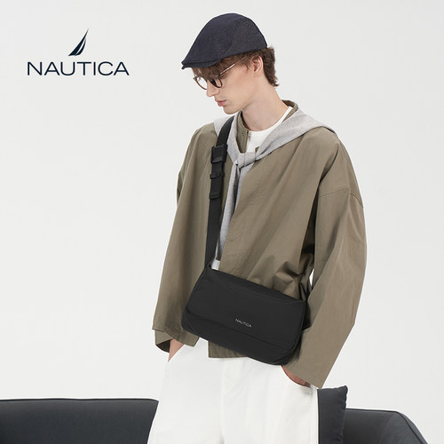 NAUTICA骑行通勤斜挎单肩包男女