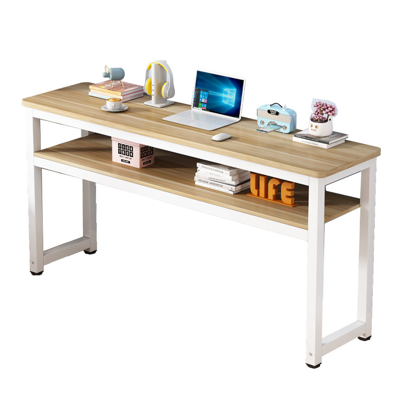 长方形桌子工作台长条桌靠墙长桌子家用条桌窄桌子书桌电脑桌台式