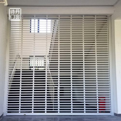卷帘门家用室内别墅镂空透气光防盗阳F台窗车库电梯遥控电动卷闸