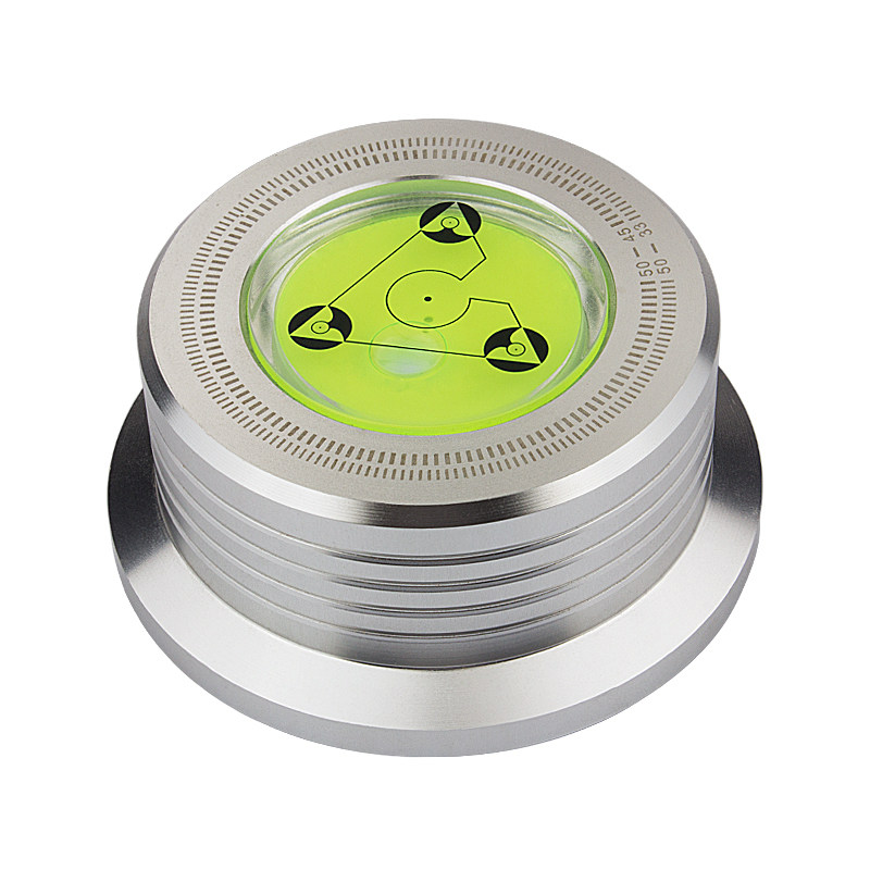 YYAUDIO 专用LP黑胶唱片压镇铝合金发烧唱机碟镇带水平仪测速功能