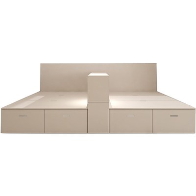 互不干扰双人床一房变两房隔断床儿童床子母床男T孩女孩分隔床定