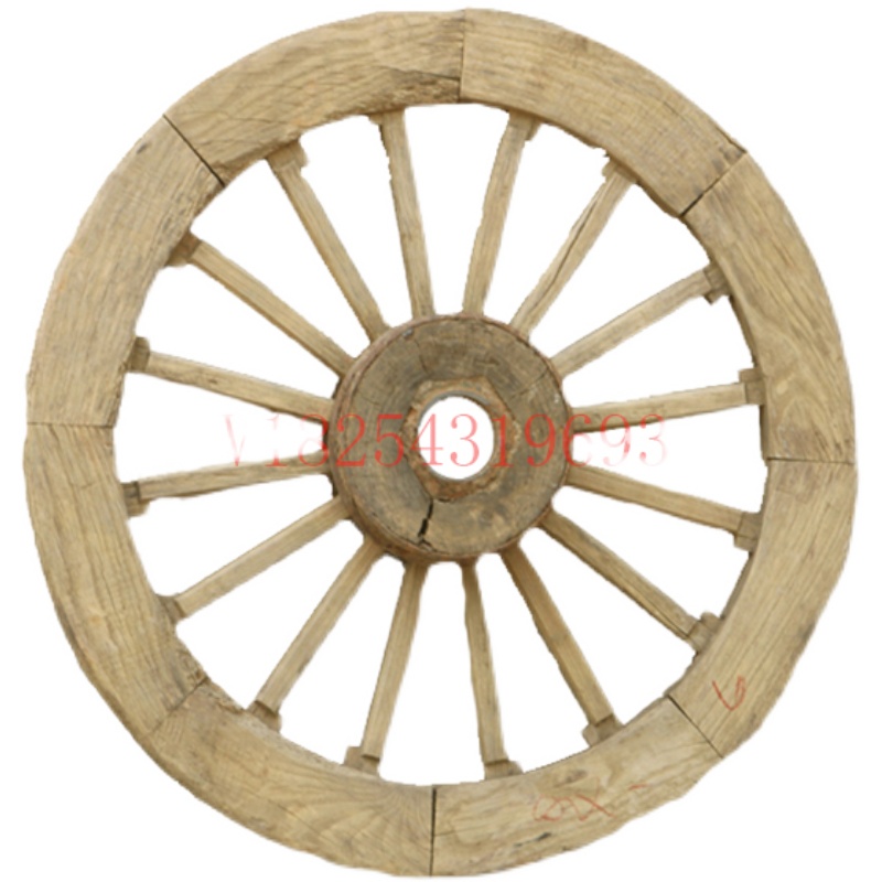 怀旧民俗老物件老式手推车老木车独轮F车农村旧物平板车复古老农