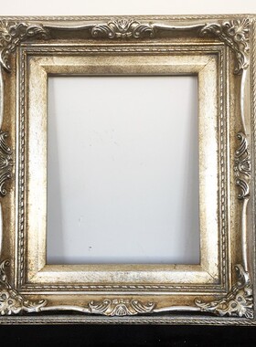 欧式实木细画框相框香槟色做旧小画框风景画框宽度7cm厚度3.2cm