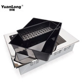 韩式 商用烧烤炉镶嵌碳烤炉长方形自助餐厅炭火烤肉炉不锈钢烤炉