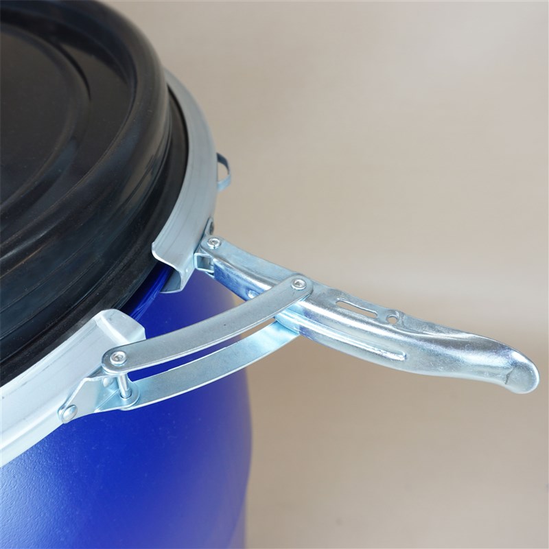 30升1a25kg公斤铁箍桶带盖密封胶桶水桶化工桶法兰桶实验室废液桶