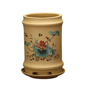 紫砂兰花盆透气简约精品小z号老桩君子兰蕙春建兰桌面绿植