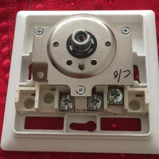 水采暖地暖房间温控器TH2107B机械式面板开关室内控制器 OVENTROP