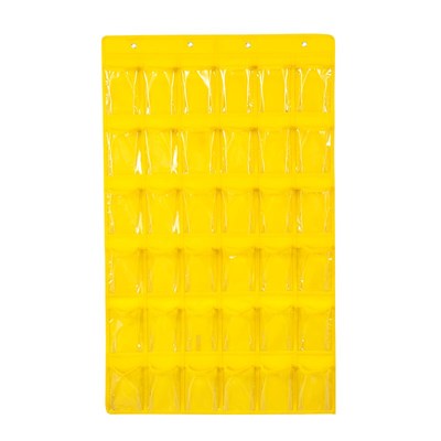 幼儿园杂物收纳袋 墙挂式布艺储物布袋字M卡挂袋药袋整理袋多层